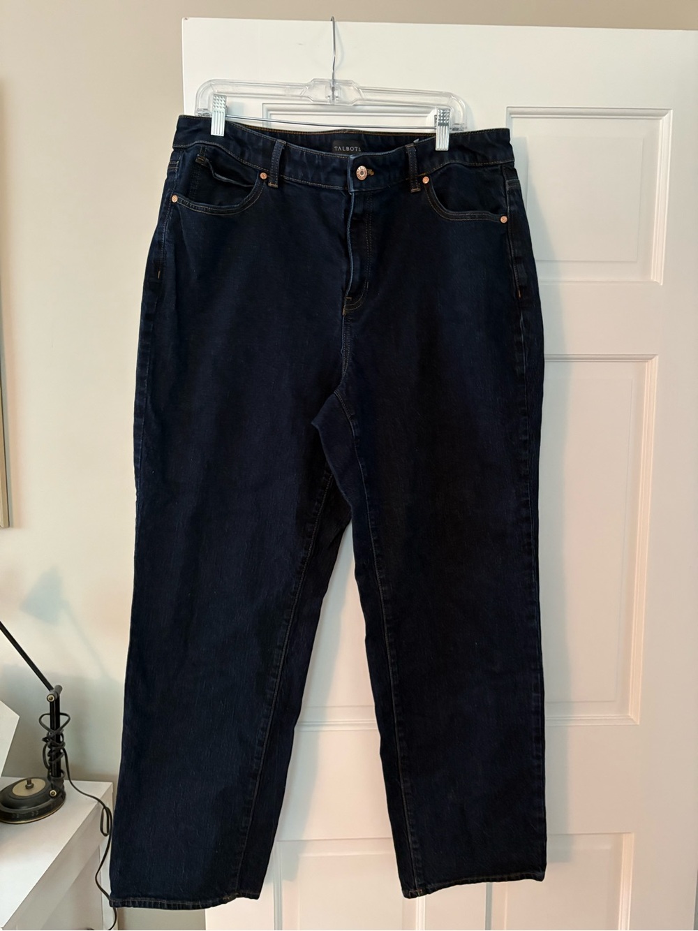 Talbots Deep Navy Straight-Leg Women's Jeans